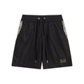 Burberry Men's Striped Cotton Knit Basketball Shorts 'Black' Banlieue91
