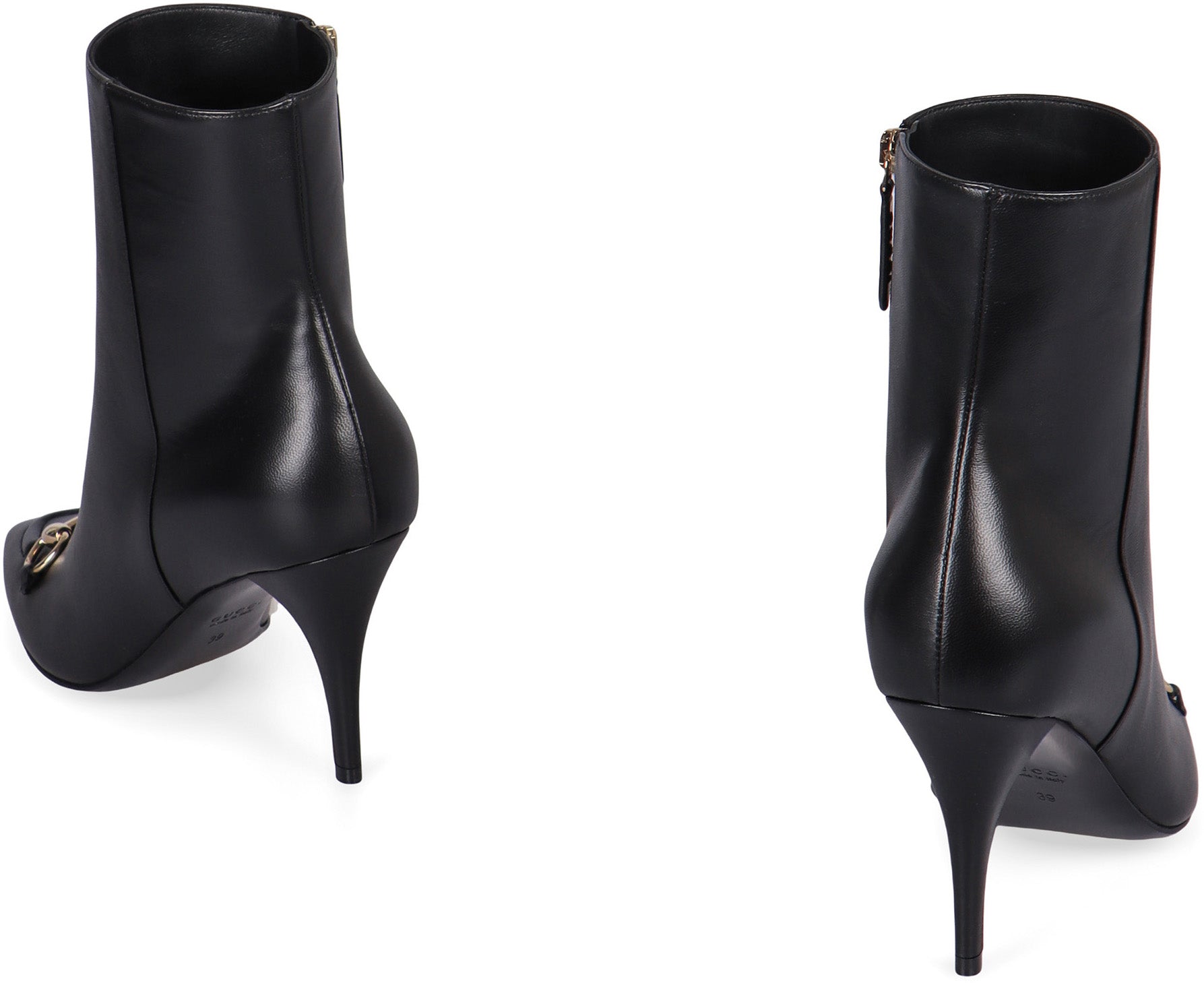 GUCCI Tapered High Heel Ankle Boots - 8.5 cm