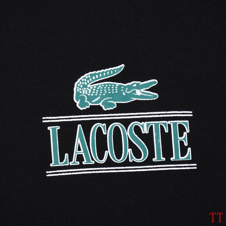 Lacoste Black T-shirt With Collar Banlieue91