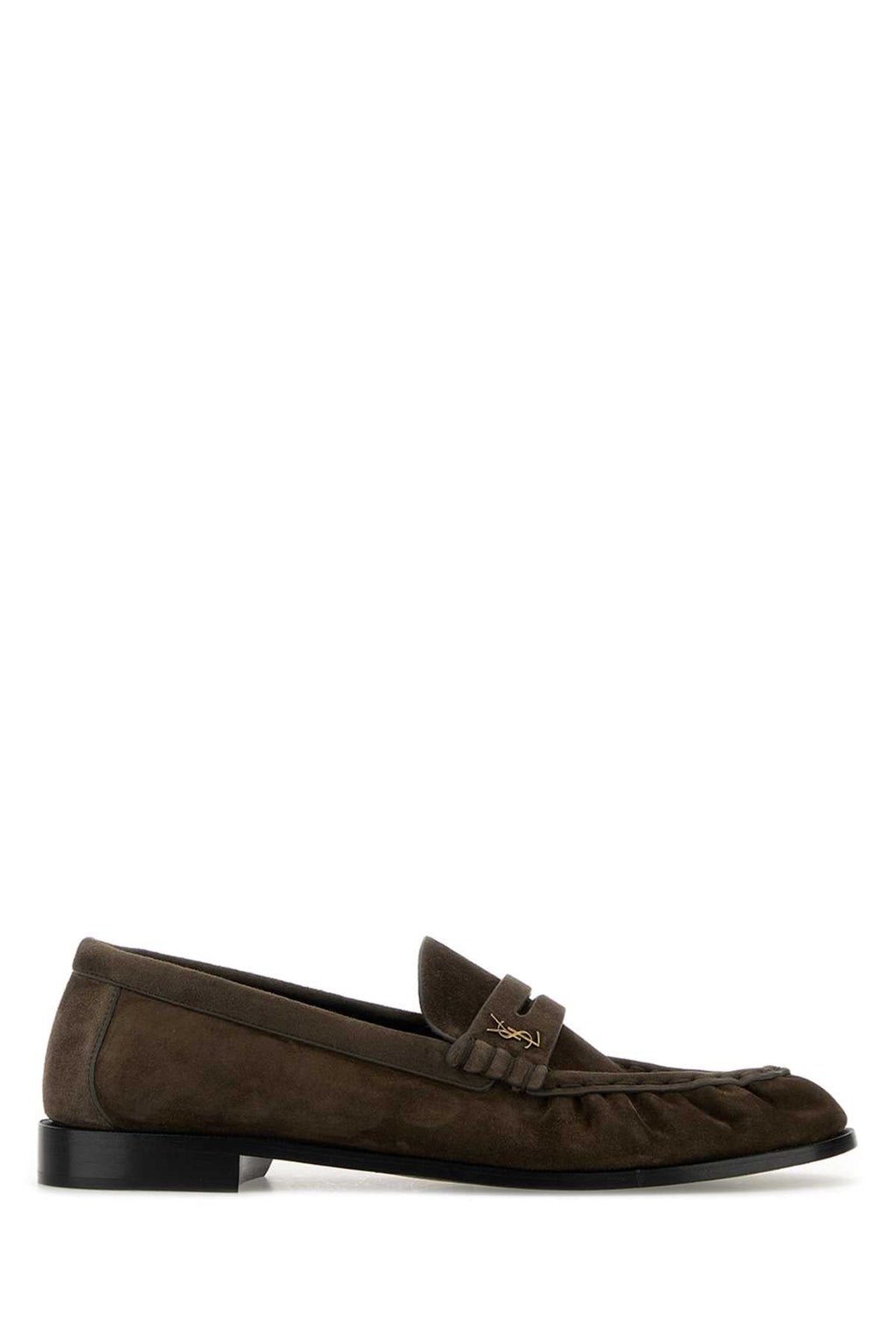 SAINT LAURENT Mud Suede Loafers for Men Banlieue91