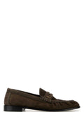 SAINT LAURENT Mud Suede Loafers for Men Banlieue91