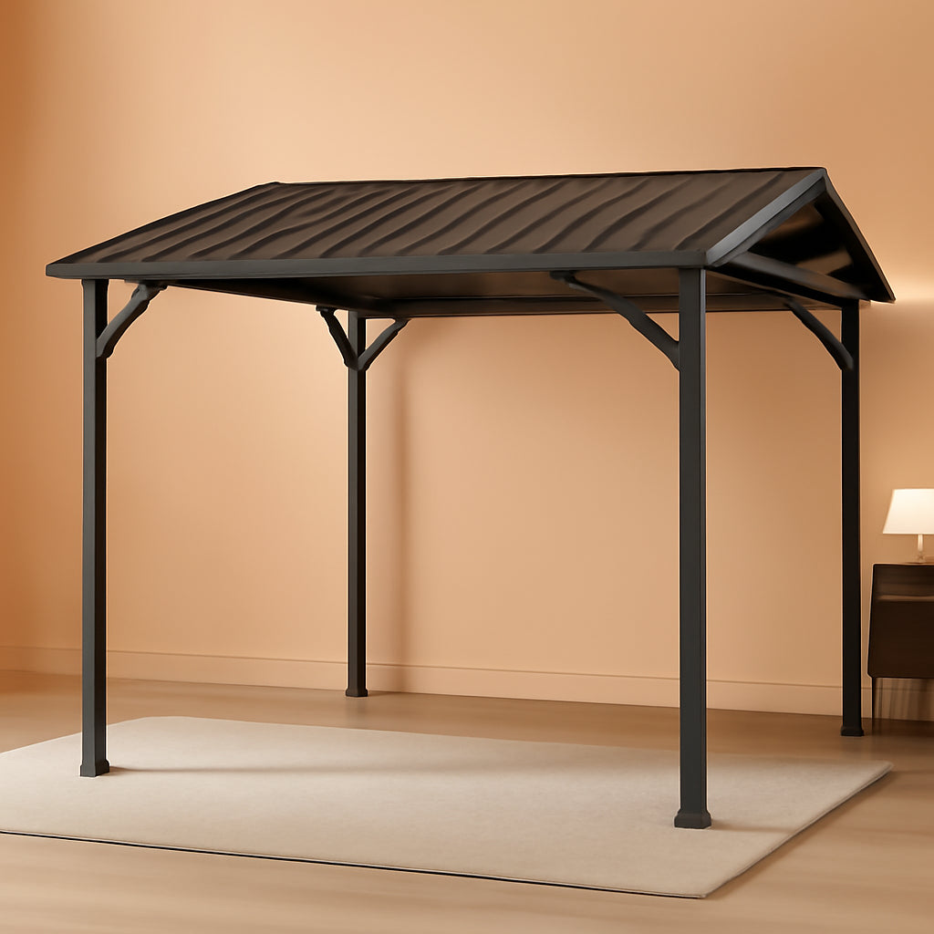12x6ft All Weather Stainless Steel Gazebo For Patio Decor