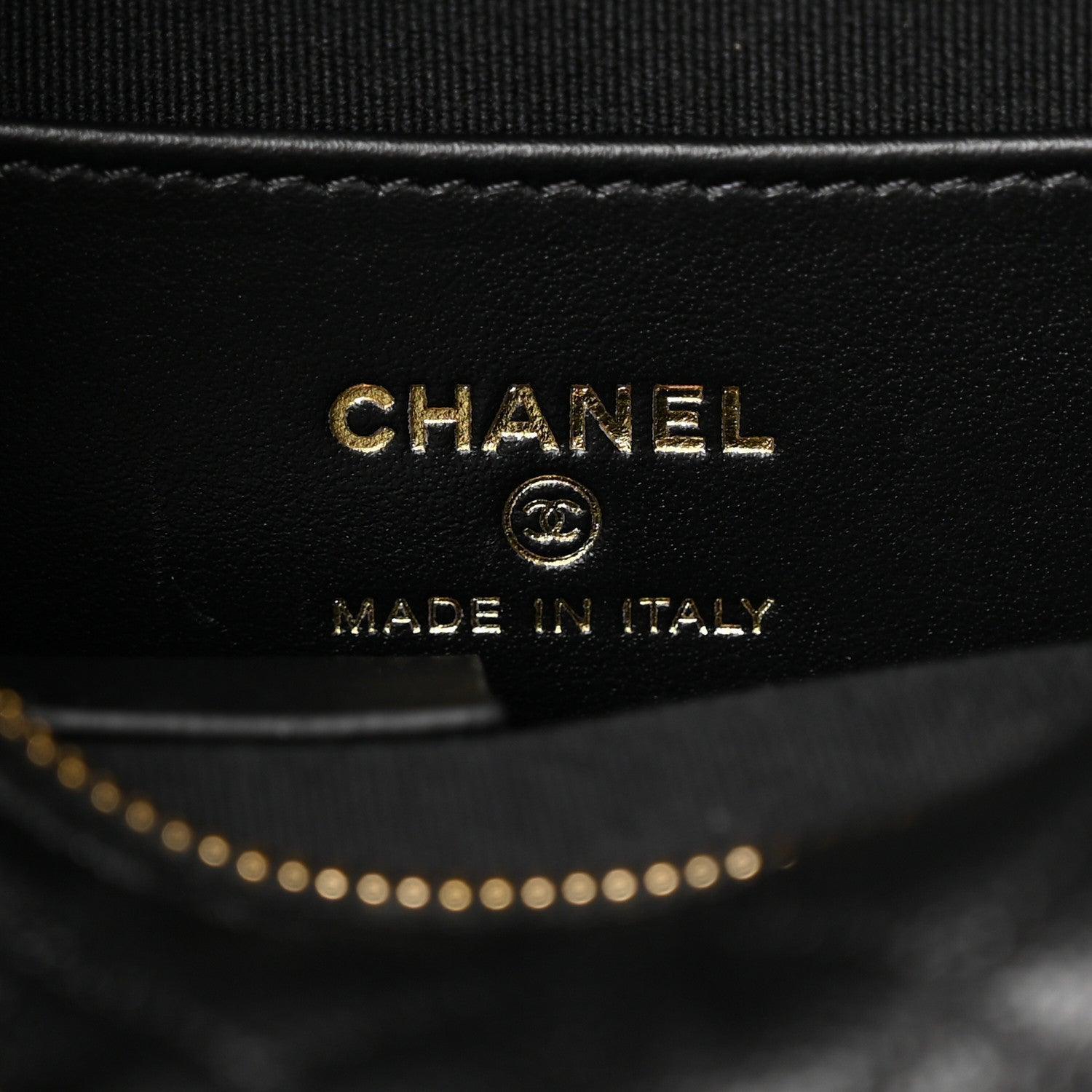 Chanel  Caviar Quilted Polly Pocket Pouch Hobo