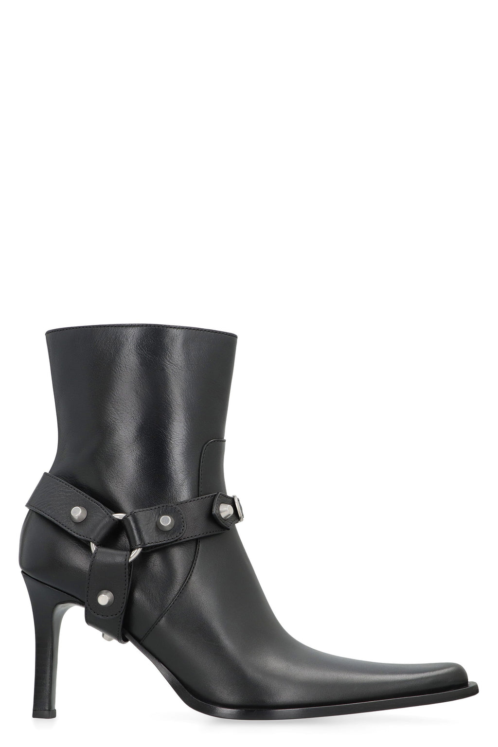 BALENCIAGA City Boots in Leather - 9cm Heel Height