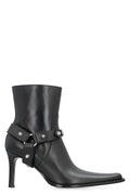BALENCIAGA City Boots in Leather - 9cm Heel Height