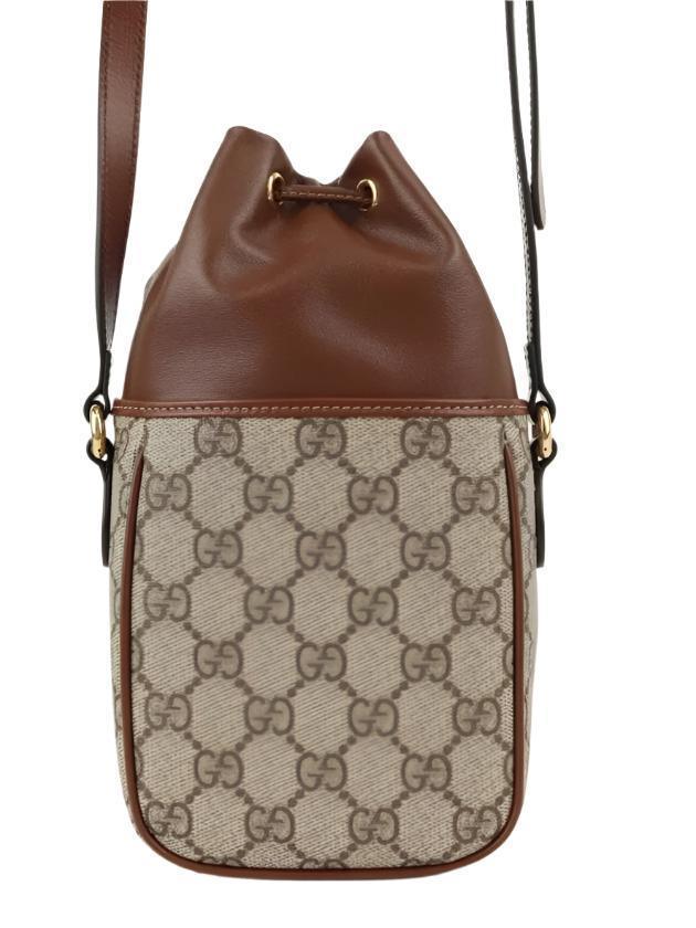 Gucci GG Interlocking G Mini Bucket Bag Beige Banlieue91