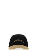ALEXANDER MCQUEEN Two-Tone Cotton Baseball Cap for Men