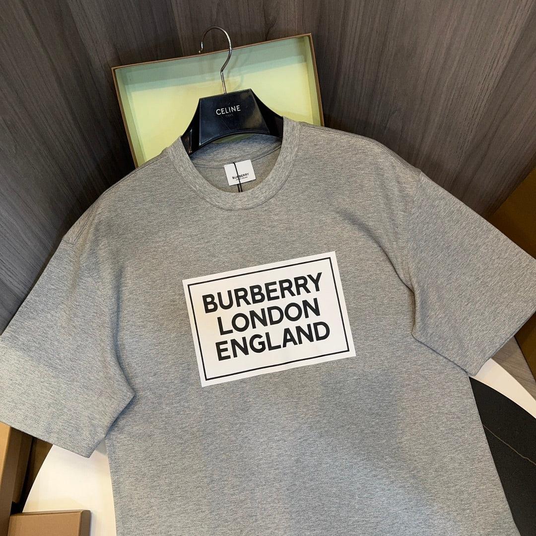 Burberry Grey T-Shirt Without Collar Banlieue91