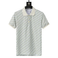 Dior Geometric Green T-Shirt With Collar Banlieue91