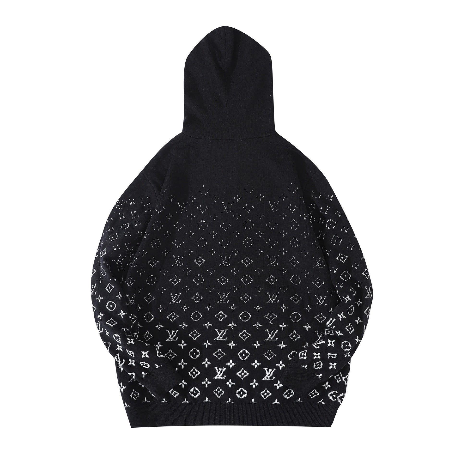 Louis Vuitton Black Monogram Hoodie Banlieue91
