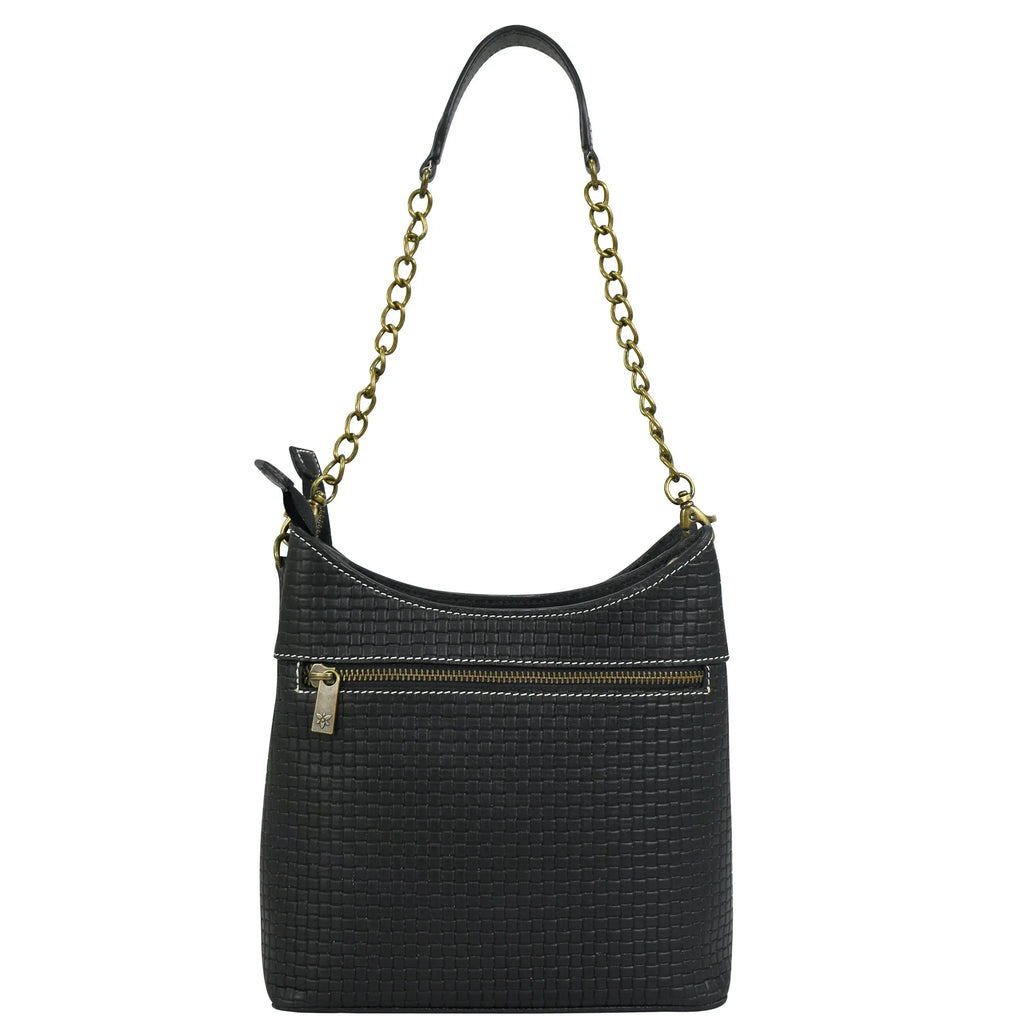 Heritage Leather Multicompartment Hobo - 8532