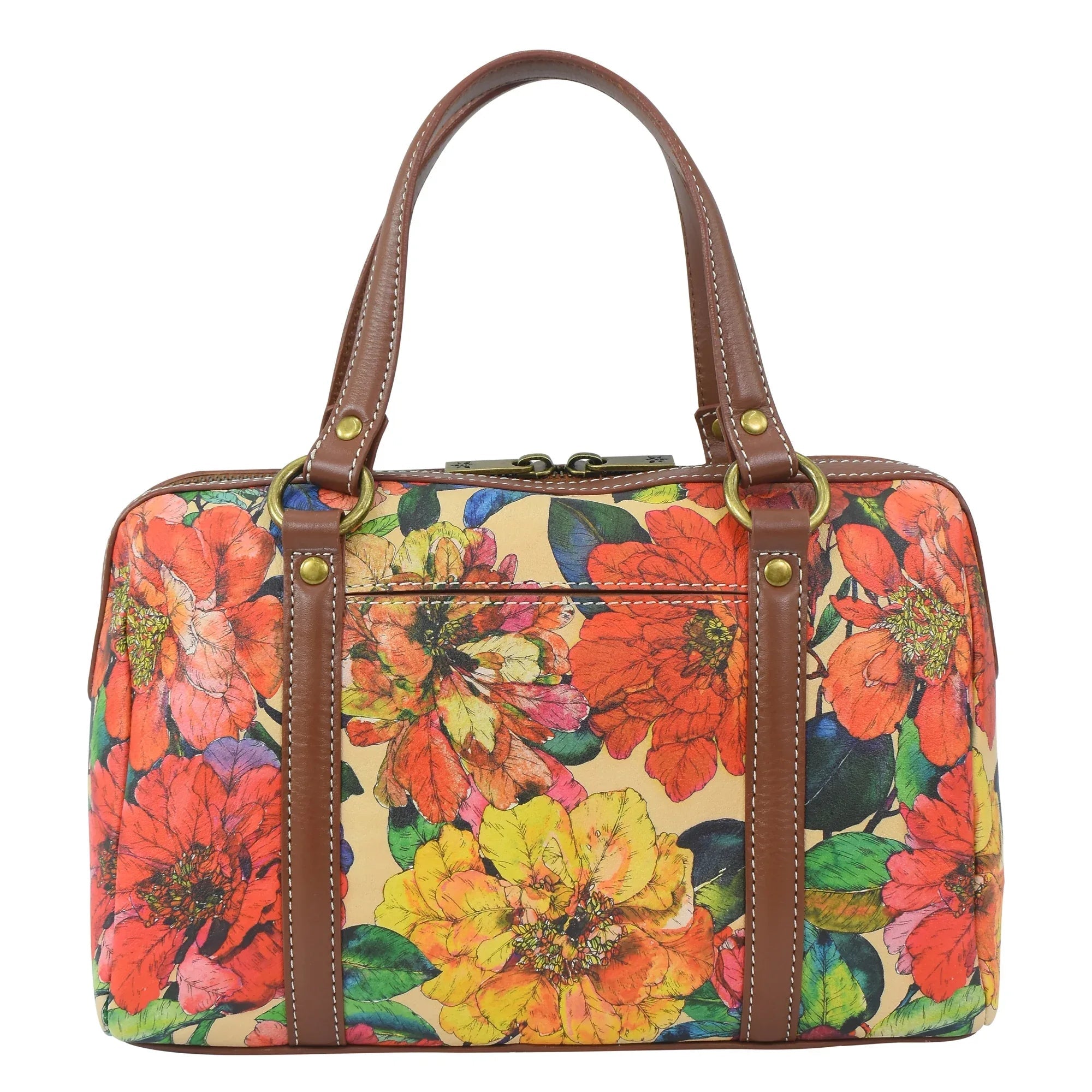 Heritage Leather Large Convertible Satchel - 8535