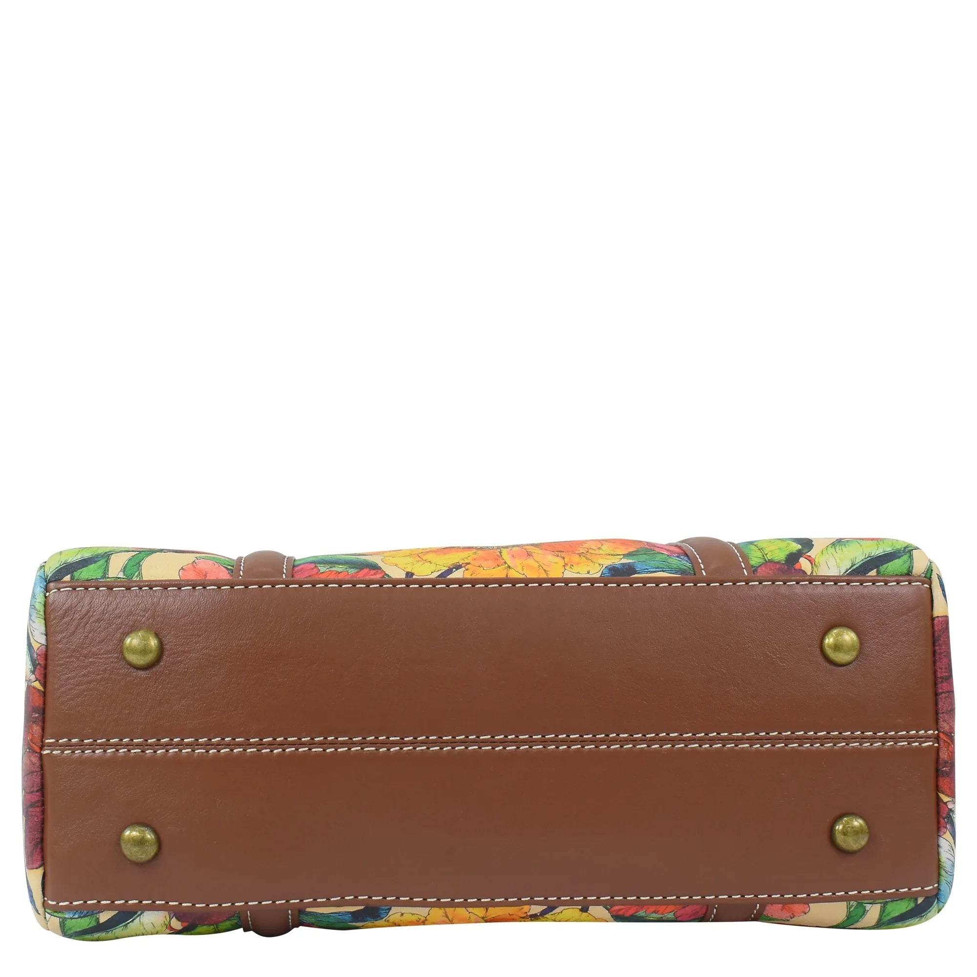 Heritage Leather Large Convertible Satchel - 8535