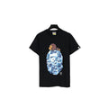 Bathing Ape Black T-Shirt without Collar Banlieue91