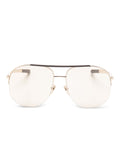 GUCCI Sleek Pilot Frame Sunglasses for Women