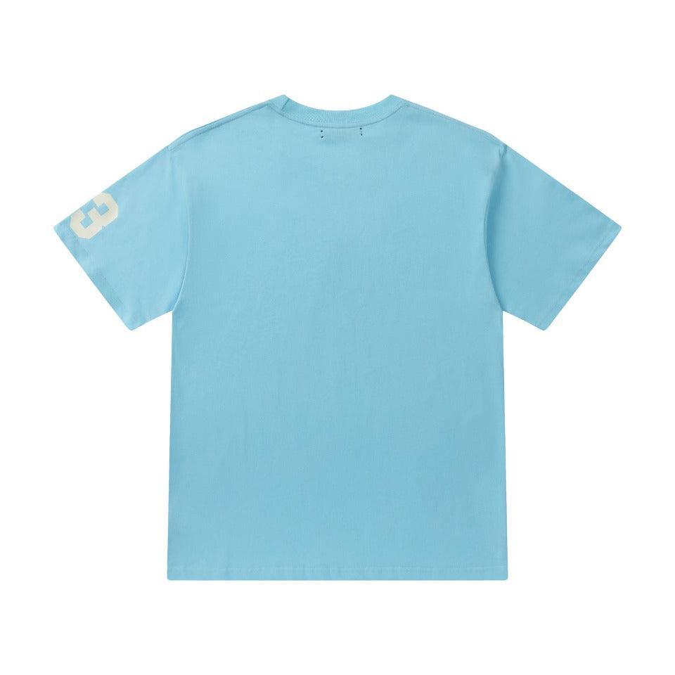Amiri 23 Blue T-Shirt Without Collar Banlieue91