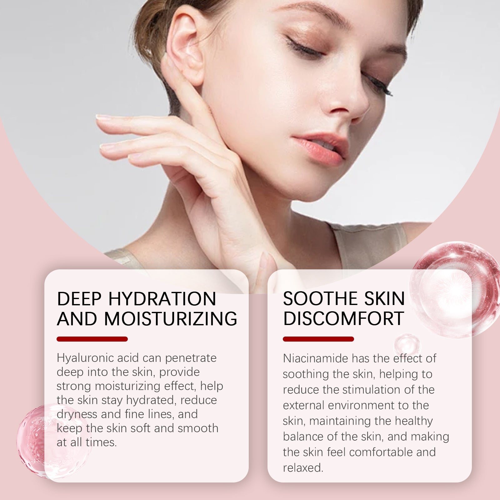Niacinamide Facial Gel Deeply Nourises Facial Skin Repair Moisturizing Massage Moisturizing Gel