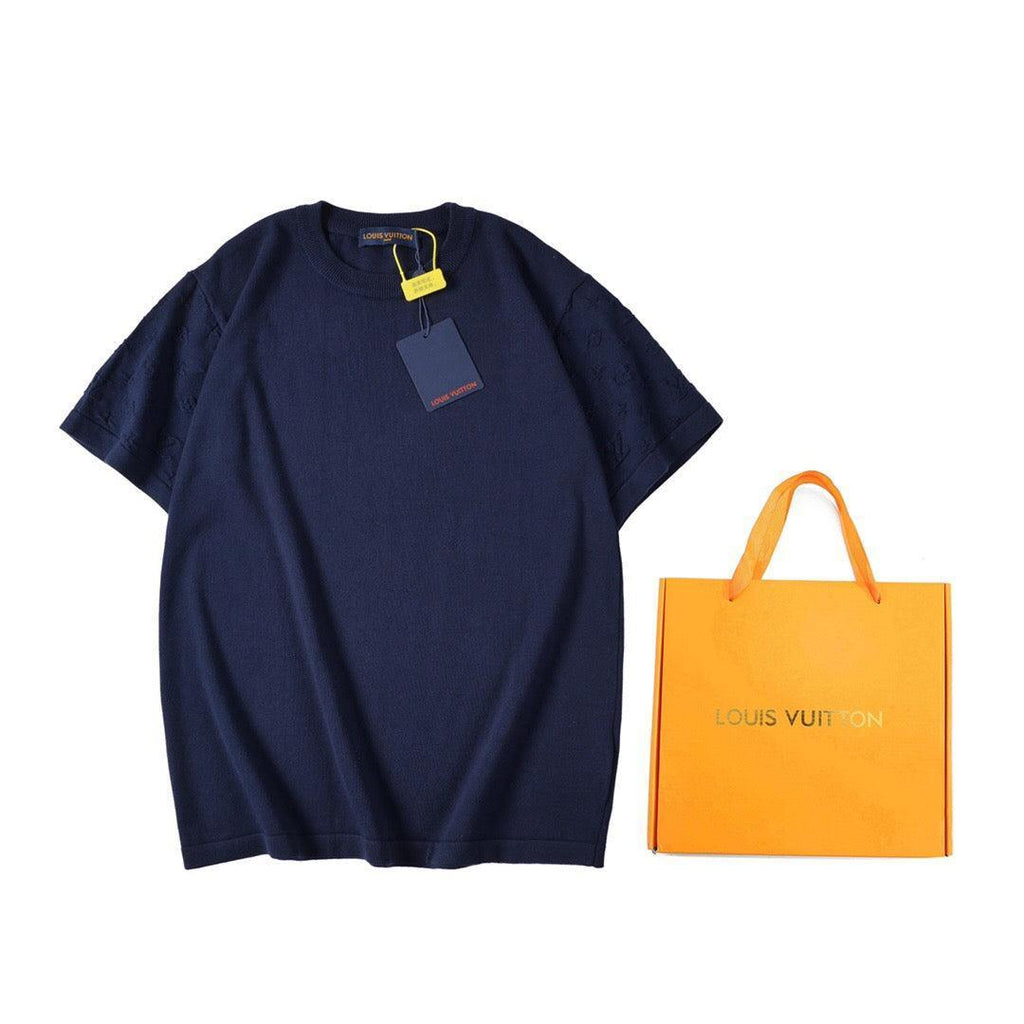 Louis Vuitton T-Shirt Without Collar 'Navy Blue' Banlieue91