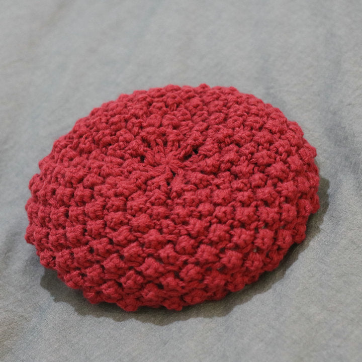 Women's Handmade Preppy Solid Color Knitted Beret FLIPSTYLEZLLC