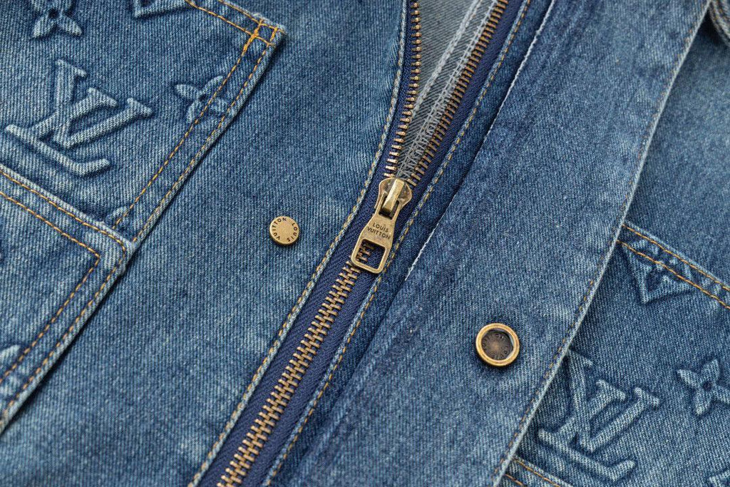 LOUIS VUITTON Denim Jacket Blue Banlieue91