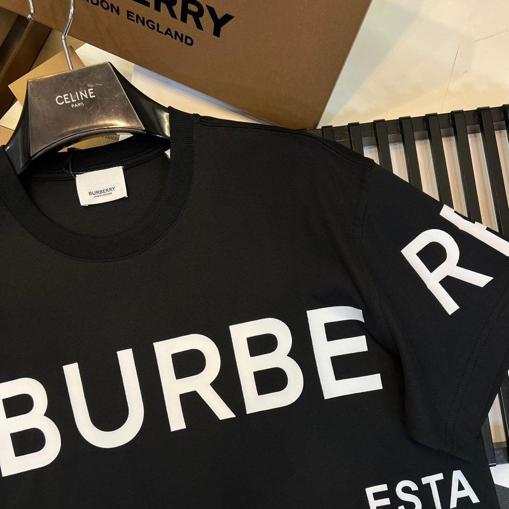Burberry Black T-Shirt Without Collar Banlieue91