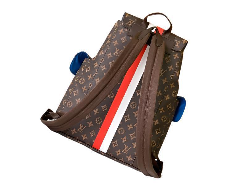 LOUIS VUITTON Christopher Men's Backpack Monogram Brown Banlieue91