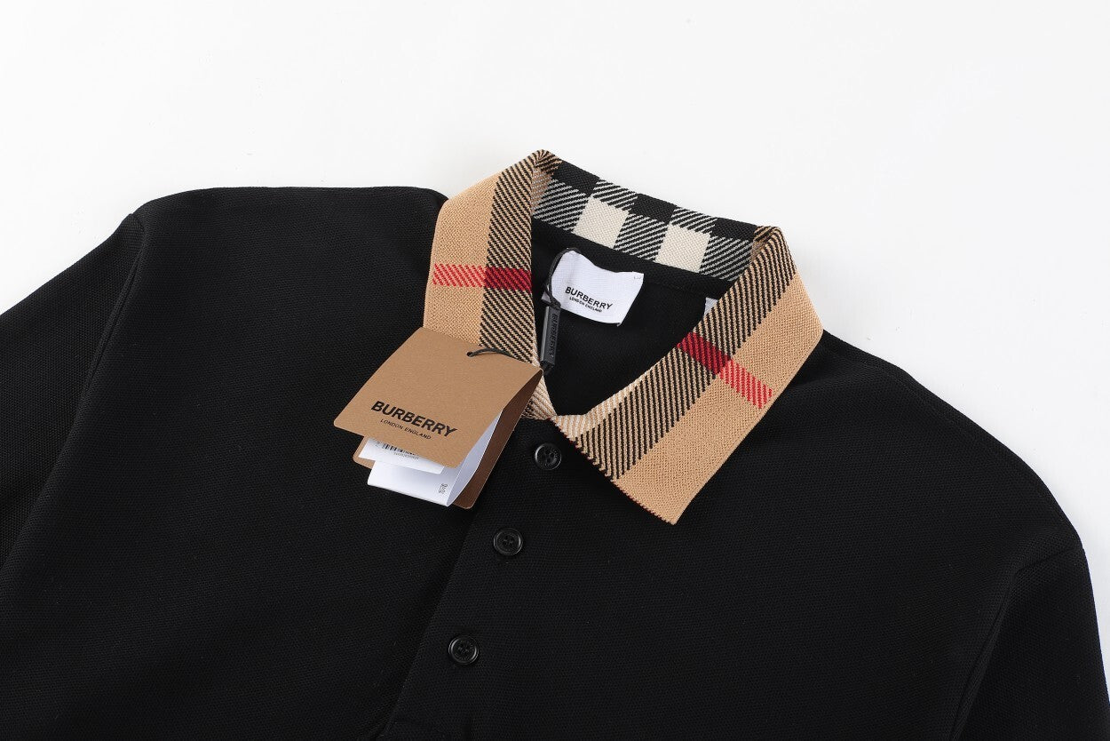 Burberry Check collar polo shirt Banlieue91