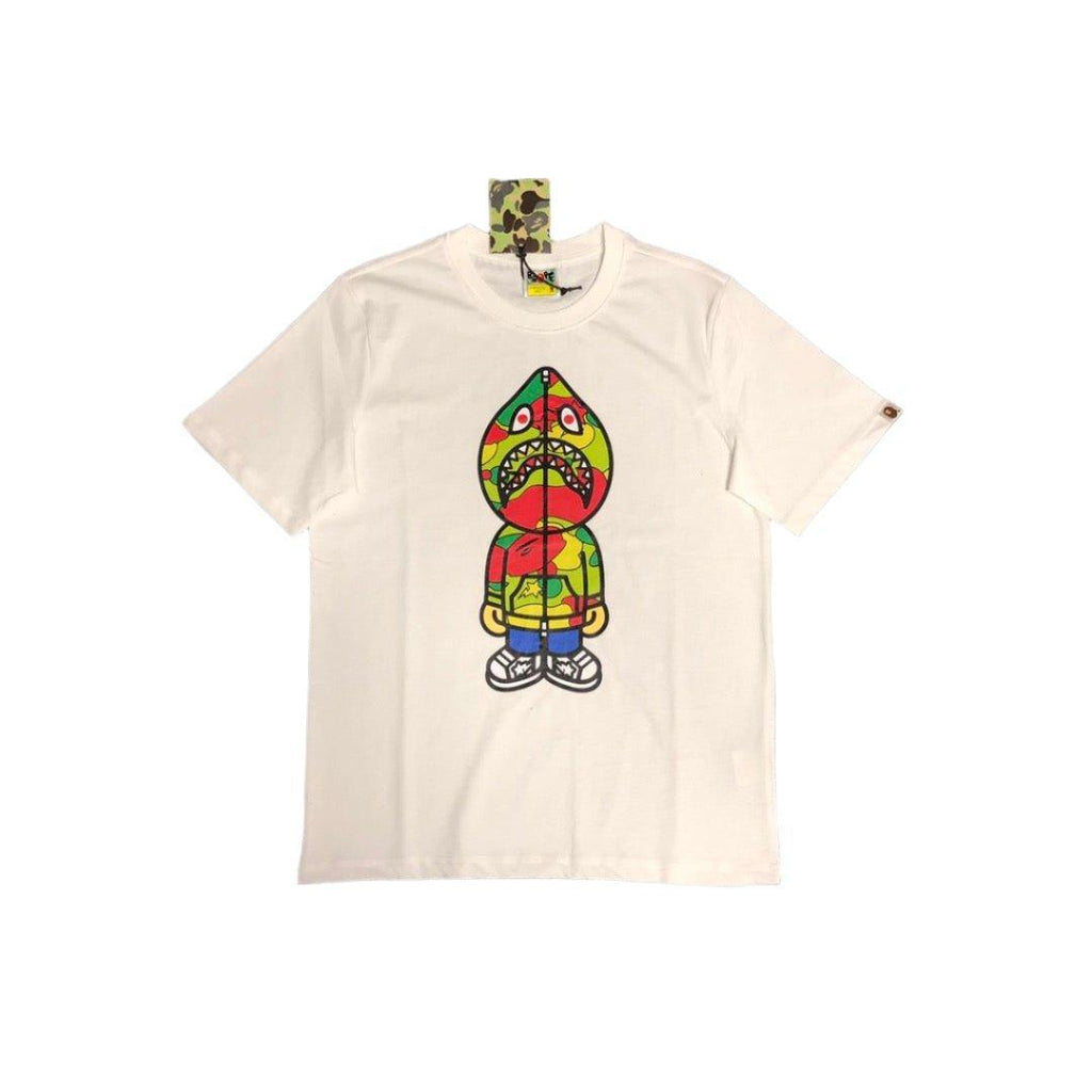 Bathing Ape Beige T-Shirt without Collar Banlieue91