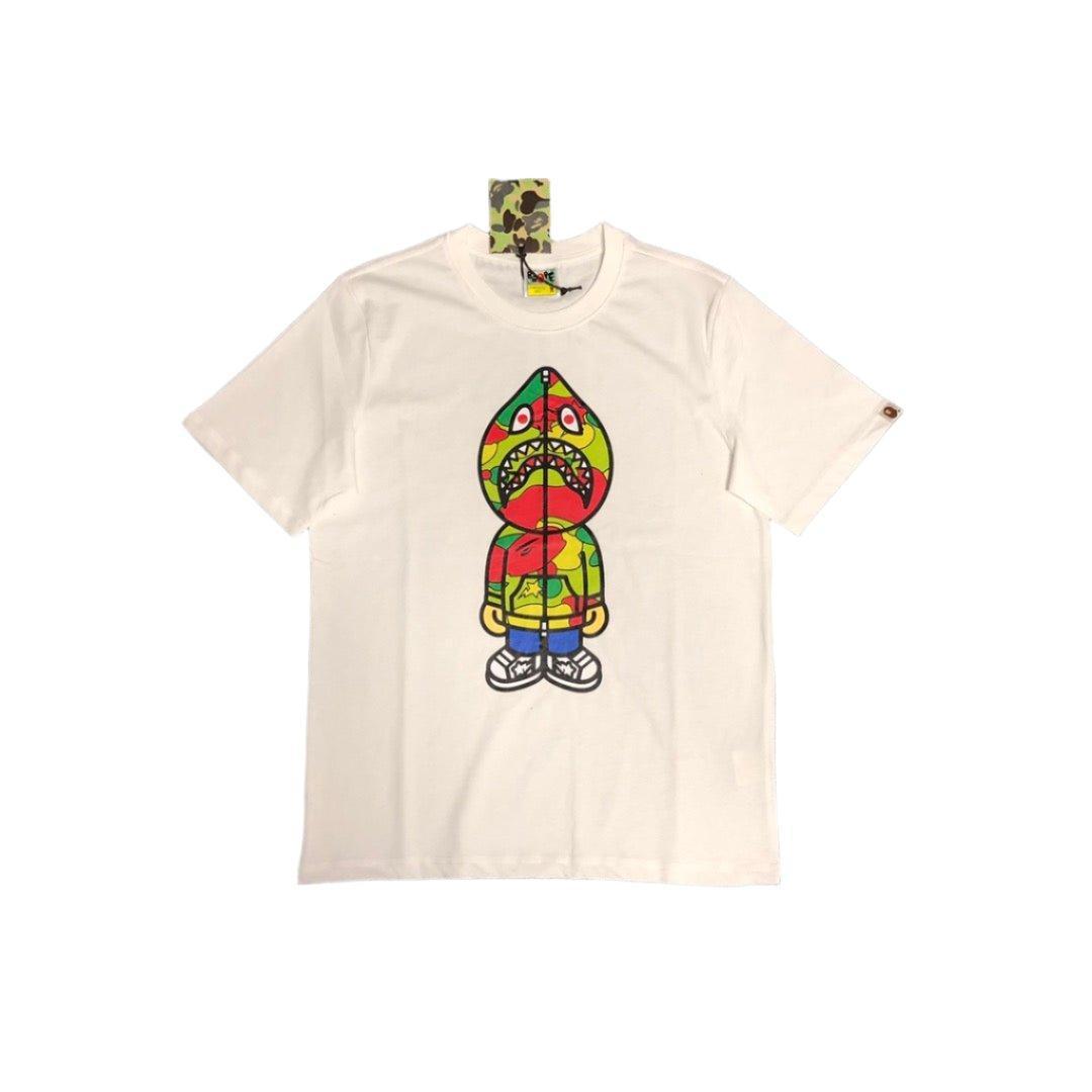 Bathing Ape Beige T-Shirt without Collar Banlieue91