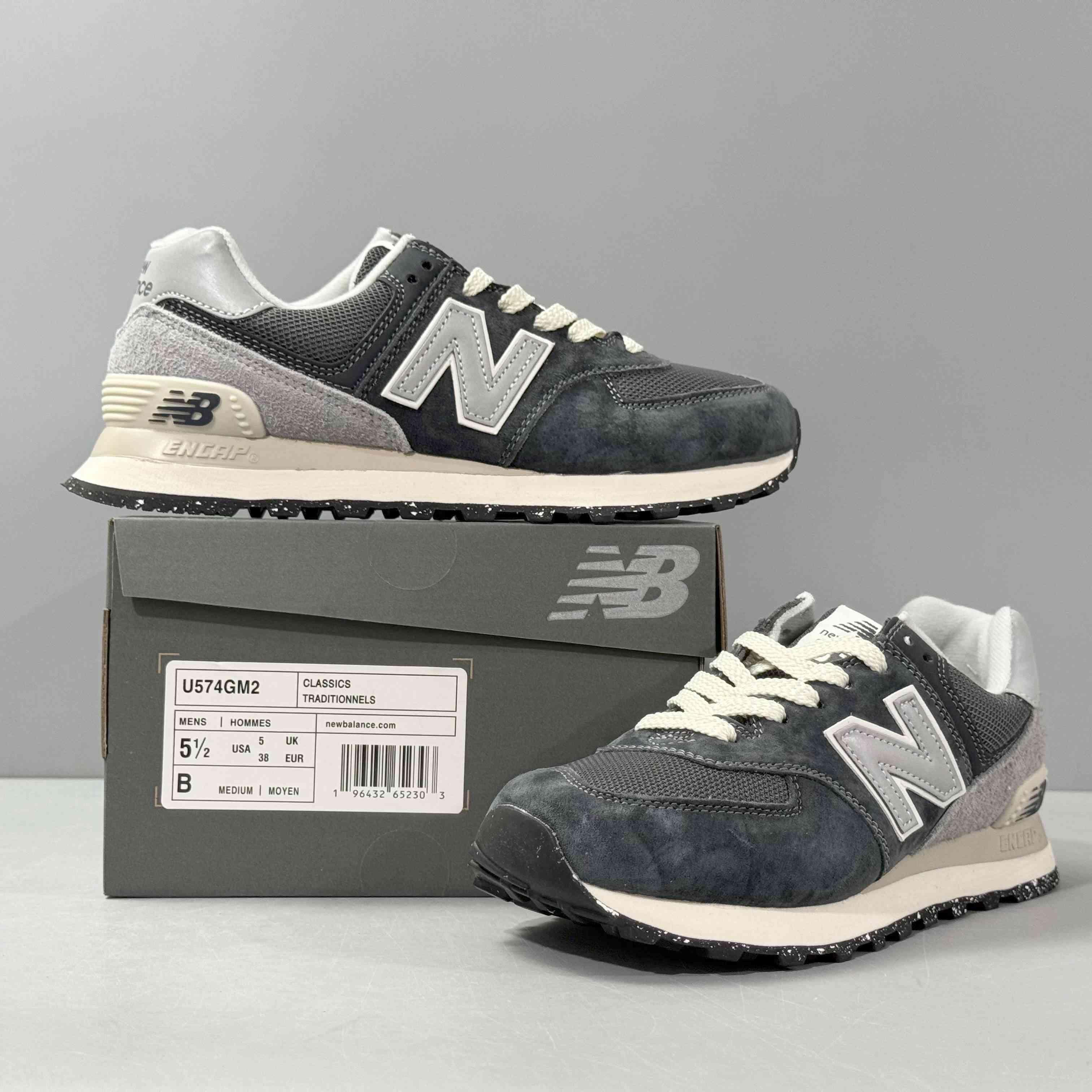 New Balance 574 CNY 'Black Grey White' Banlieue91