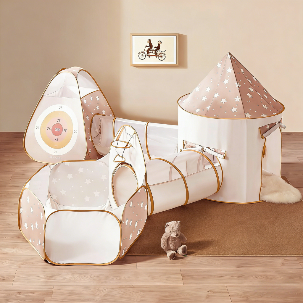 Tiny Land® Discovery 5-in-1 Play Tunnel With no Balls Tiny Land INC