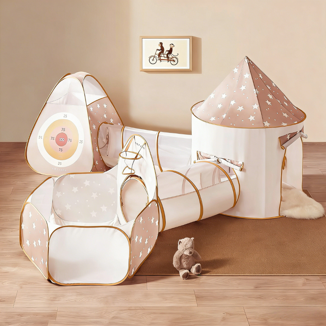 Tiny Land® Discovery 5-in-1 Play Tunnel With no Balls Tiny Land INC