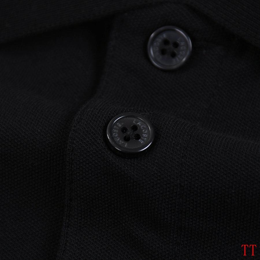 Lacoste Black T-shirt With Collar Banlieue91