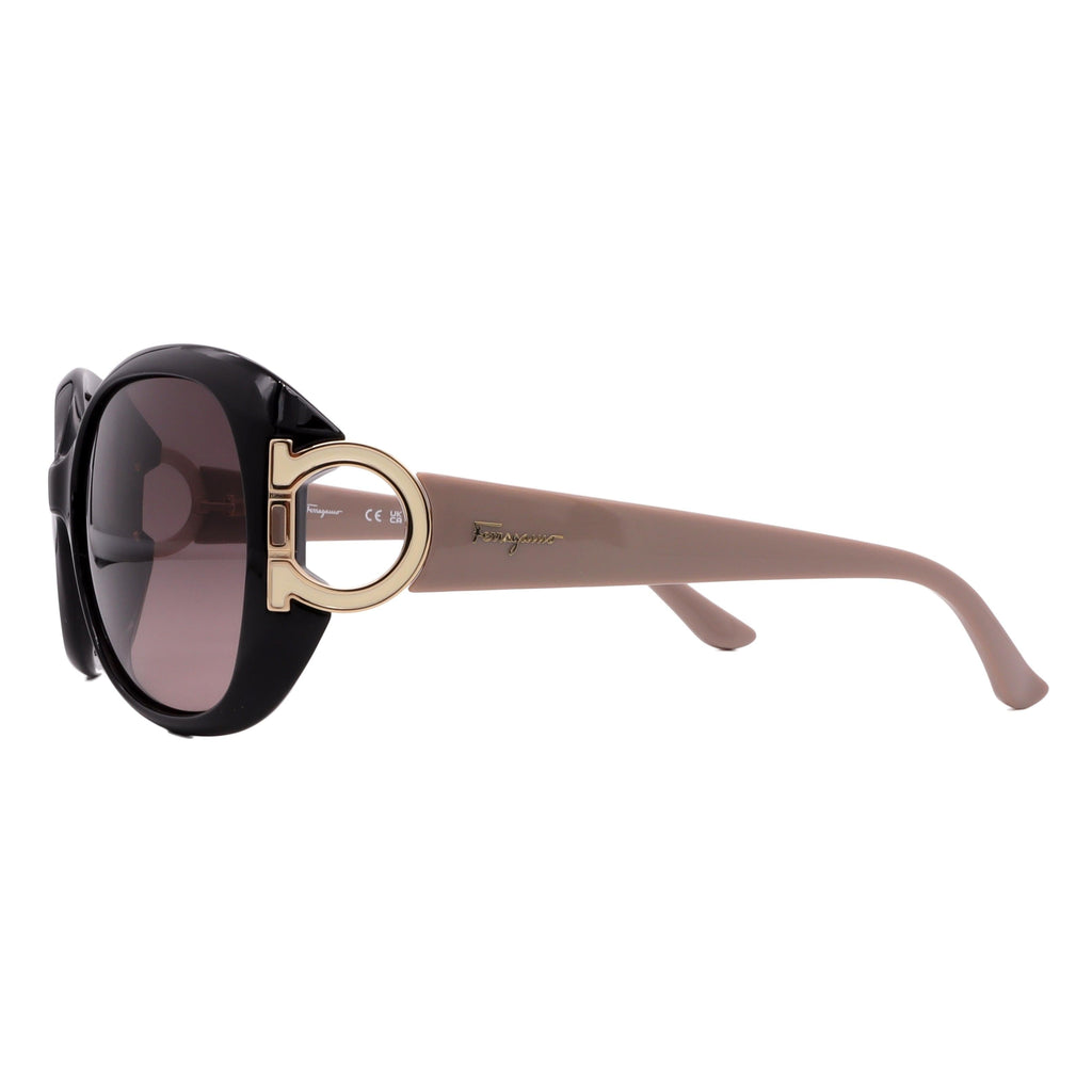 Salvatore Ferragamo Sunglasses SF668S-001-57-17-125 Non-Polarized FrameVault