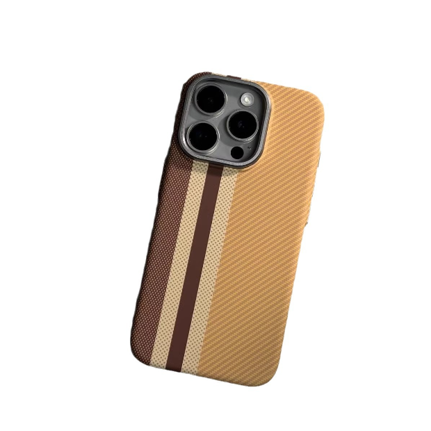 Suitable for iPhone 15 ProMax phone case Kevlar pattern magnetic hard case 14 carbon fiber pattern anti drop protective case V.I.P Digital Presence