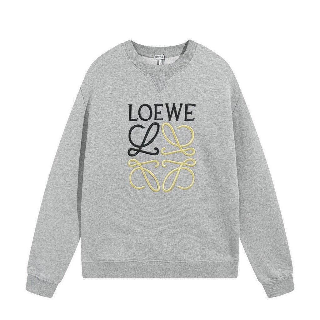 LOEWE Anagram Cotton Sweatshirt 'Grey' Banlieue91