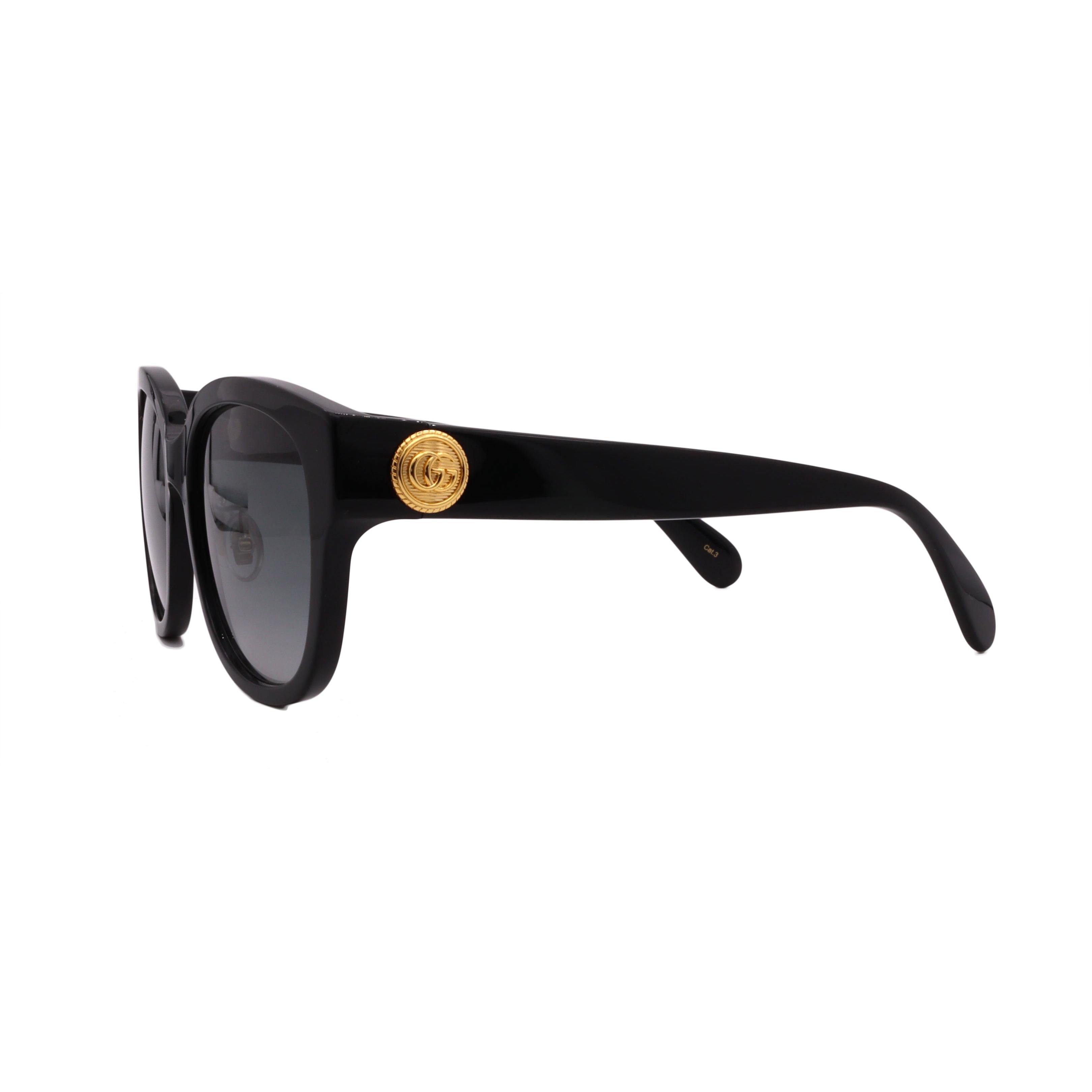 Gucci Sunglasses GG1409SK-001-55-19-140 Non-Polarized FrameVault