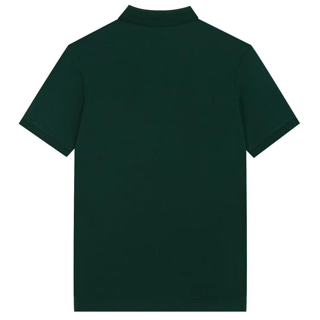 Burberry Dark Green T-Shirt With Collar Banlieue91