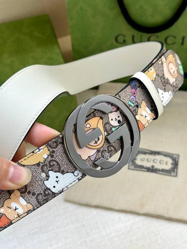 GUCCI Cartoon Print Logo Belt 'Multicolor' Banlieue91