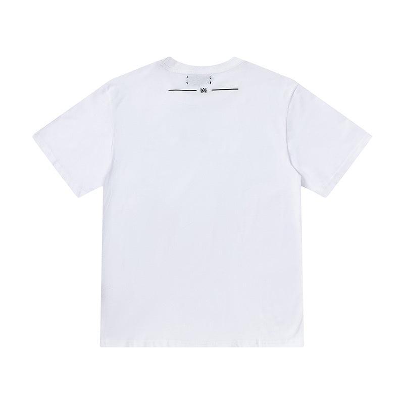 Amiri White T-Shirt Without Collar Banlieue91