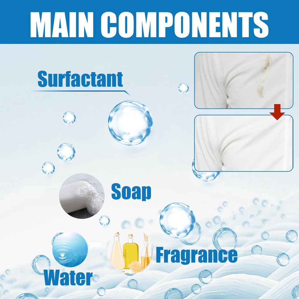 Clothes Cleaner, Clothing Cleaning Decontamination Remove Stubborn Stains Oil Stains Yellow Cleaning Dry Cleaning Agent