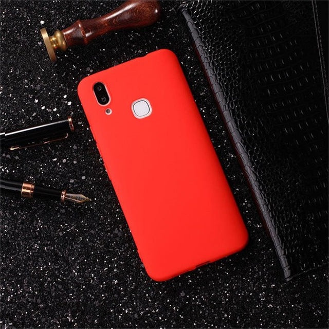 Solid Color Soft Case For Vivo X21Case Vivo Case Silicone Back Cover For Vivo X20 Coques Capa Funda V.I.P Digital Presence