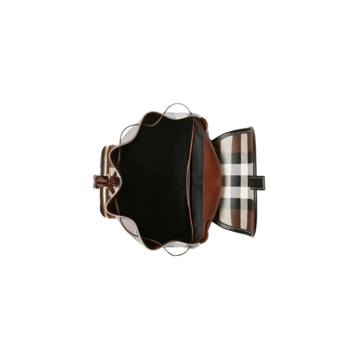 Burberry Medium Check Coated Canvas Backpack Banlieue91