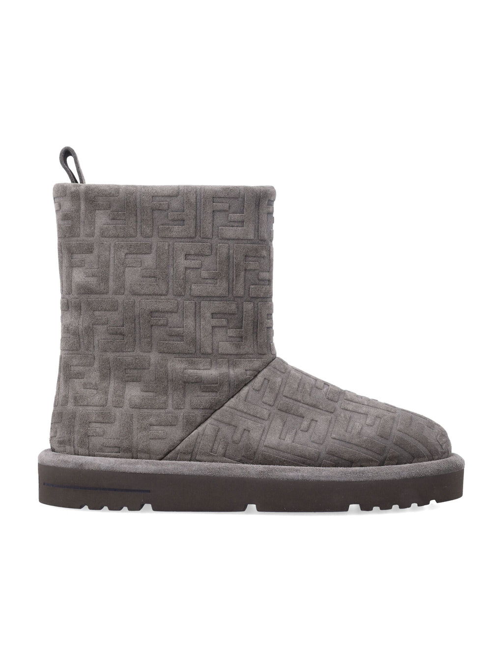 FENDI Chic Embossed Suede Boots