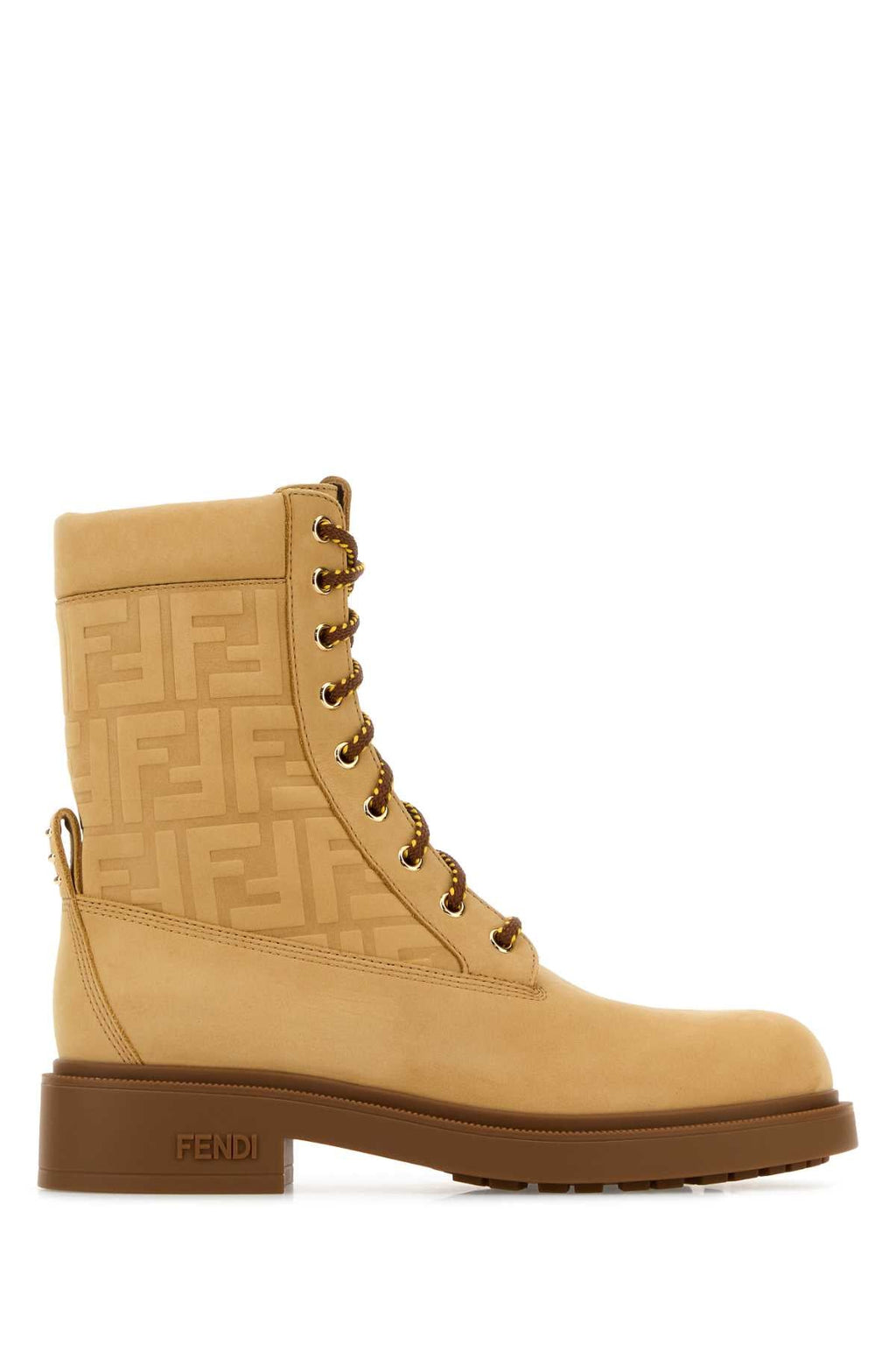 Fendi Mini Nubuck Ankle Boots for Women