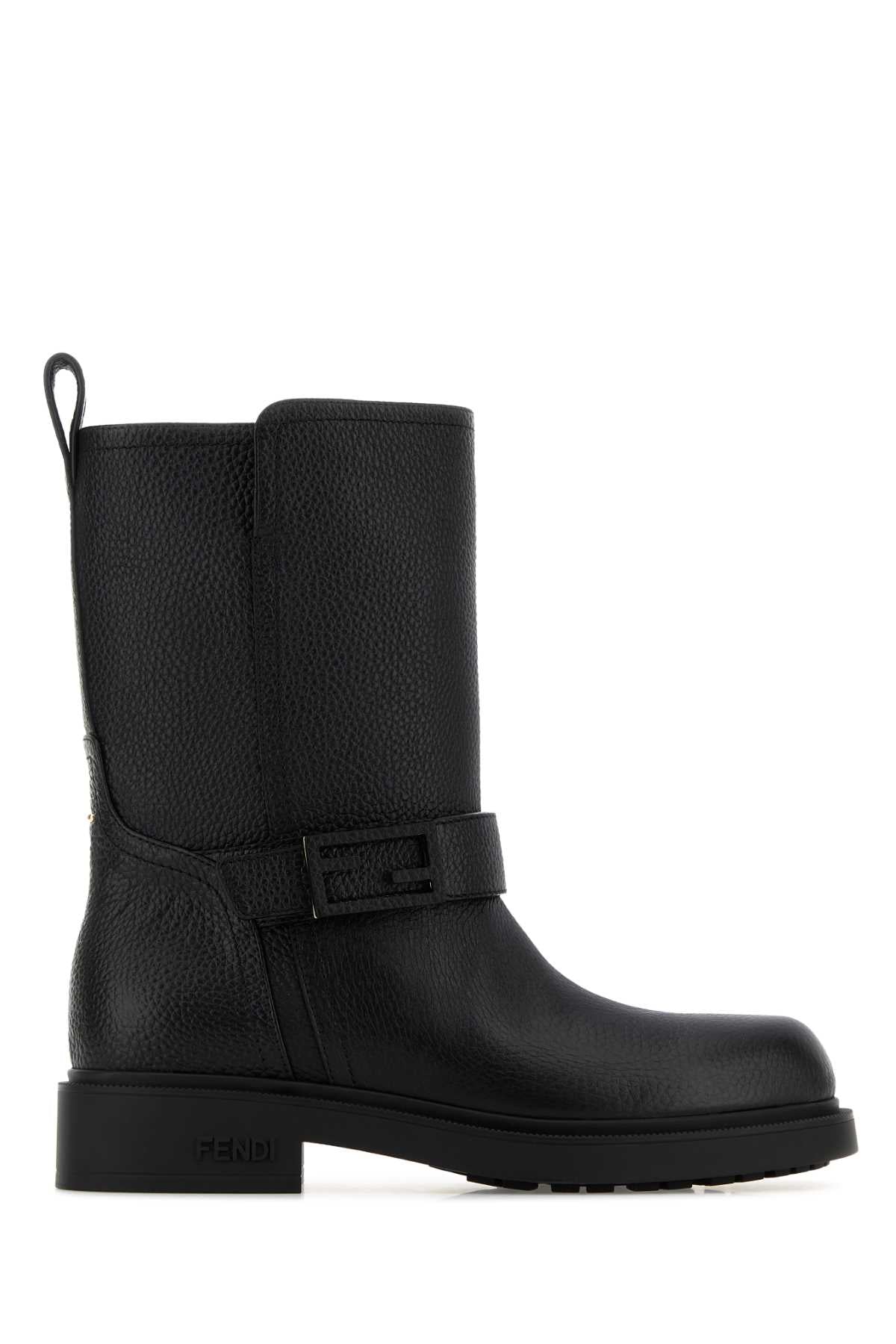 FENDI Mini Leather Filo Boots for Women