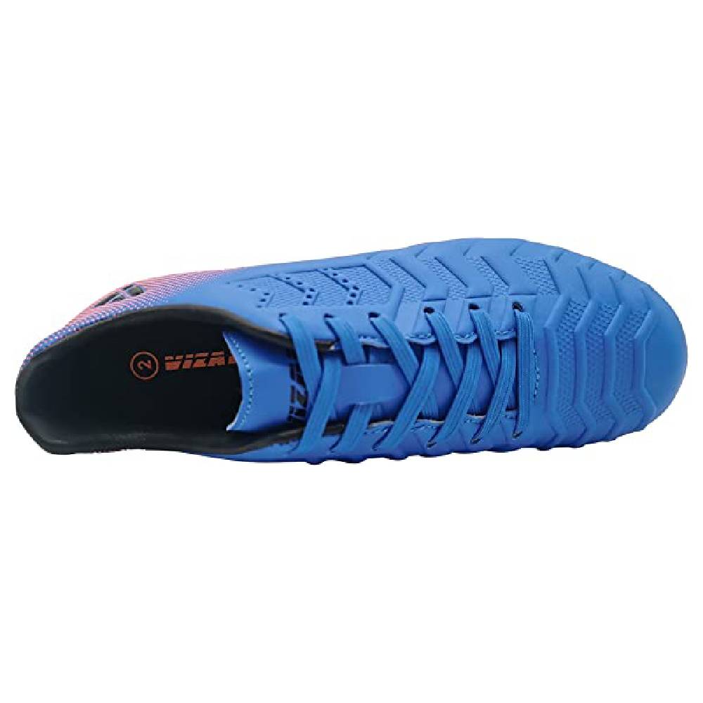 Laguna Junior Kids Firm Ground Soccer Cleats – Royal Blue/Orange