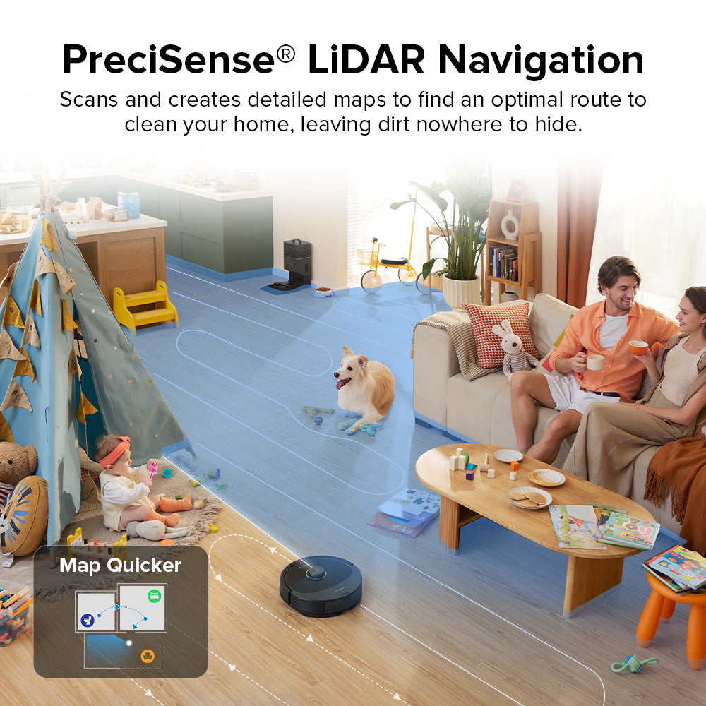 Roborock Q8 Max+ Robot Vacuum and Mop with Auto-Empty Dock Roborock US Official Store