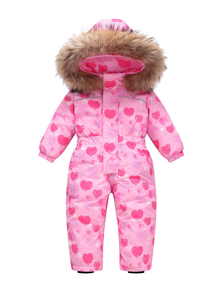 Modern Trend NEW Children's Clothing Jacket Snow Wear Coat Jumpsuit for Girls And Boys Winter Ski Suit For Kids Stevvex
