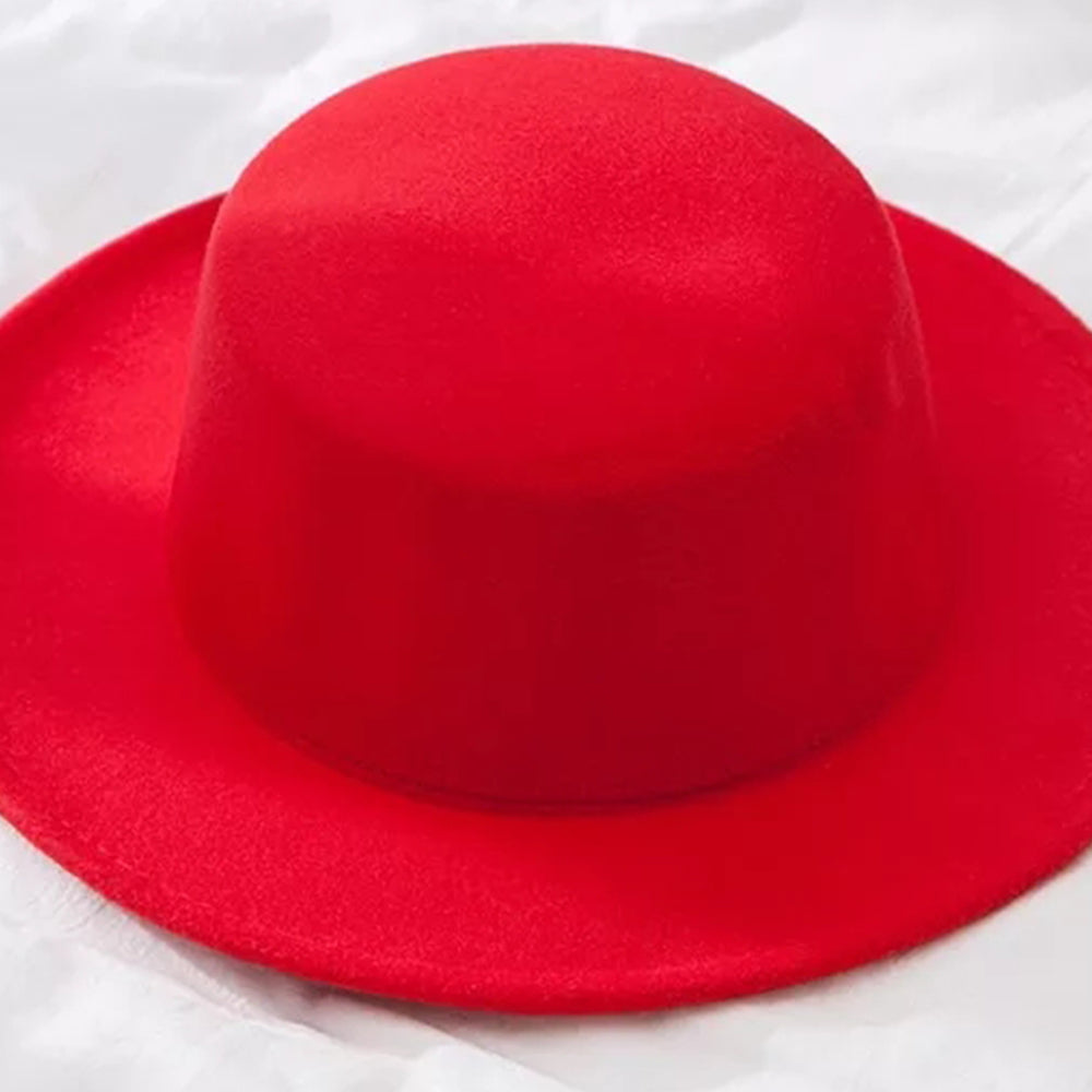 Winter Autumn Woolen Women Men Fedora Hats Fashionable Women Classic Wide Brim Fedora Hat Adjustable Big Fedoras Hat Luxury Brim Fedora Hat Summer Men Classic Hat Stevvex